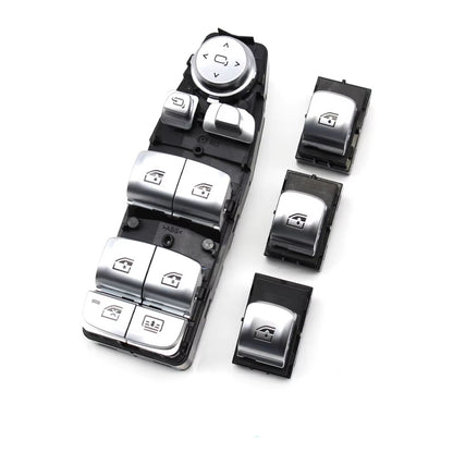 LHD RHD Electrical Power Chrome Window Lifting Switch Control Regulator Button For BMW X3 X4 X5 5 6 Series G30 G31 G01 G02