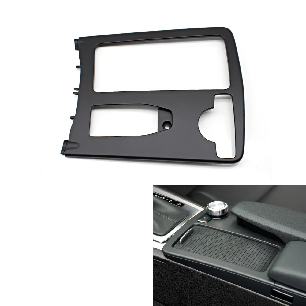 Car Central Armrest Drink Cup Holder Roller Shutter Frame Panel For Mercedes Benz W204 C C180 C200 C220 E W207 W212 E260 E300