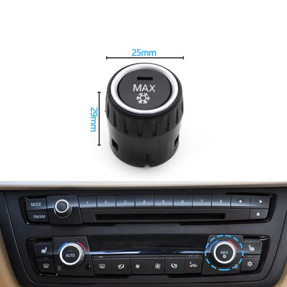 AC Heater Climate Control Switch Button Radio Volume Knob Cover For BMW 1 2 3 4 M4 Series F20 F21 F22 F87 F30 F31 F34 F32 F36