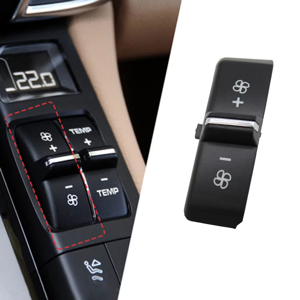 Front Console Air Conditioning Temperature Ventilation Volume AC Button Caps For Porsche Cayenne 7P5 Panamera 970 Macan 95B