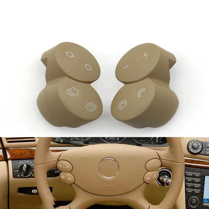 One Pair Car Left Right Multi-Function Steering Wheel Switch Control Buttons For Mercedes Benz E G CLS CLK W211 W463 W209 W219