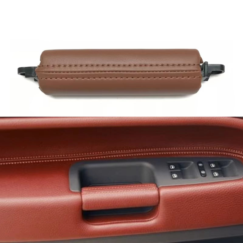 Car Interior Door Left Right Driver Leather Pull Handle For VW Volkswagen Touareg 2003 2004 2005 2006 2007 2008 2009 2010