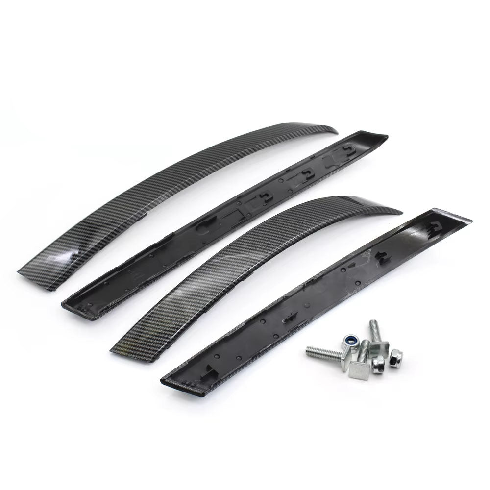 2/4PCS Car Interior Front Rear Door Left Right Grip Handle Trim Cover For BMW 5 Series M5 E60 E61 2004 2005 2006