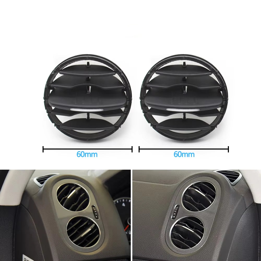 1/2PCS Car Front Rear Air Conditioning AC Vent Grille Air Vent Cover For VW Volkswagen Tiguan 2010 2011 2012 2013 2014-2017