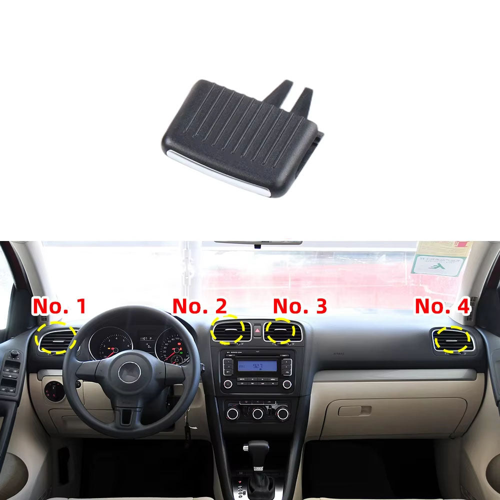 AC Air Vent Tab Clip Repair Kit For VW Golf 6 MK6 2009-2014 Front Rear Center Left Right Middle 5KD819703 5KD819728 5KD819704
