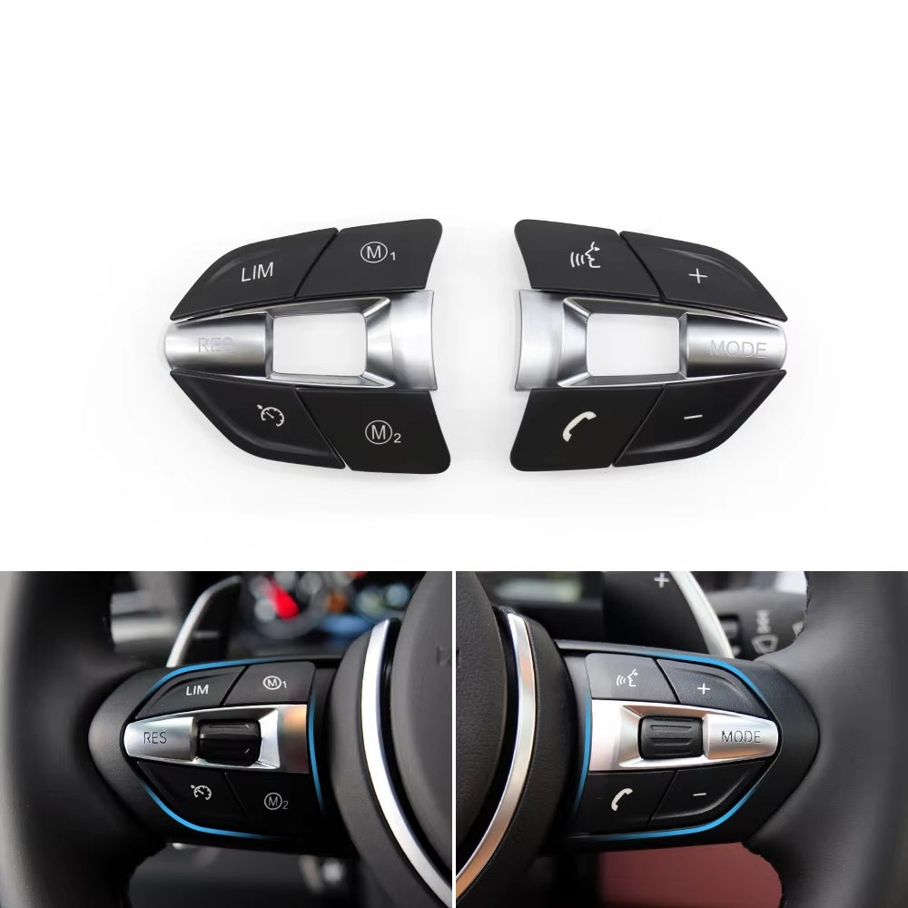 Car Steering Wheel Button Knob Replacement For BMW F10 F11 F30 F31 F34 F01 F02 F07 F06 F12 F25 F26 F15 F16 M2 M3 M4 M5 X5M X6M