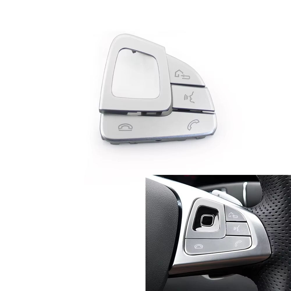 Car Multifunction Steering Wheel Left Right Volume Control Switch Button Cover For Mercedes Benz E Class W213 Sedan W238 Coupe