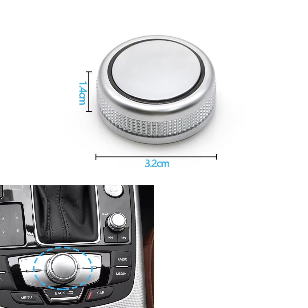Car Audio Volume Radio Knob Multimedia Navigation Adjustment Control Switch Knob For Audi A6 A7 C6 C7 C8 Q7 Q8 A8 4F0919070