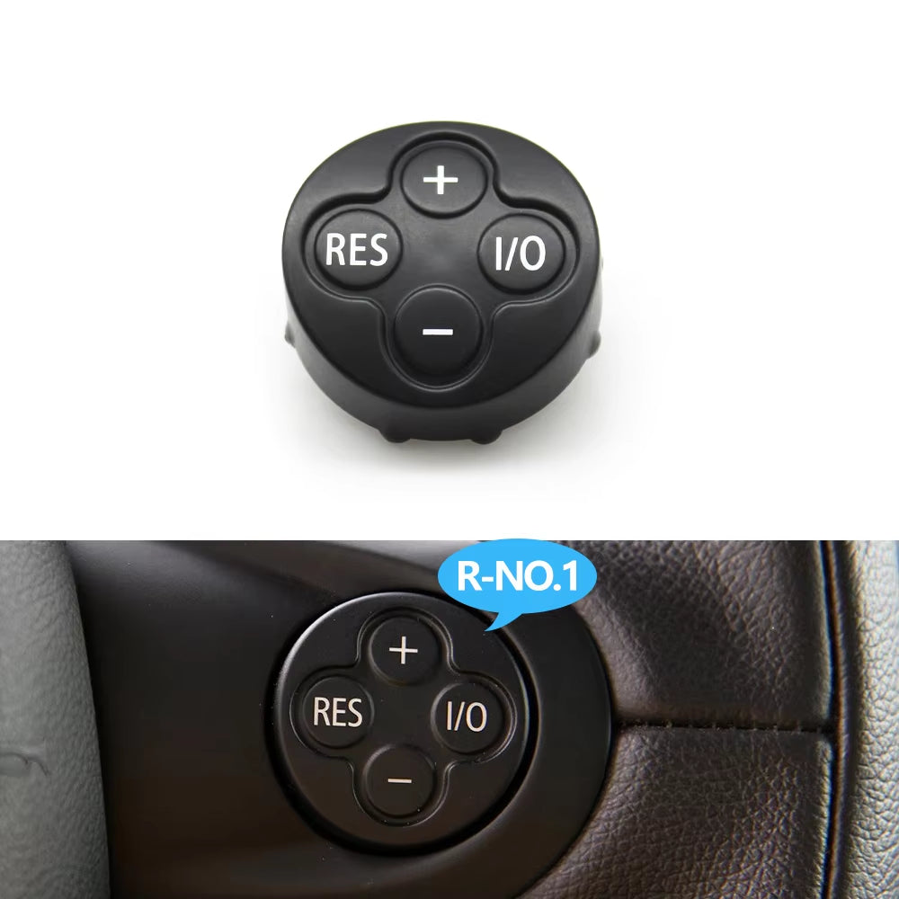 Car Steering Wheel Multifunction Cruise Control Switch Button Cover Trim For BMW Mini Cooper Paceman R55 R56 R57 R58 R59 R60 R61