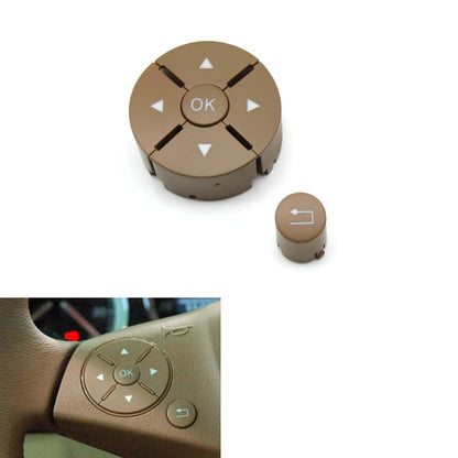 Car Multi-function Steering Wheel Control Buttons Cover For Benz C GLK E Class W204 X204 W207 W212 C180 C200 C250 C260 C300 C350