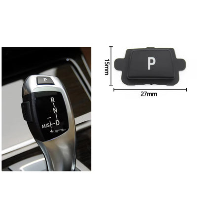 LHD RHD Car Gear Shift Lever Auto P Parking Button Cap For BMW X5 X6 E70 E71 E72 F15 F16 2008 2009 2010 2011 2012 2013 2014-2019