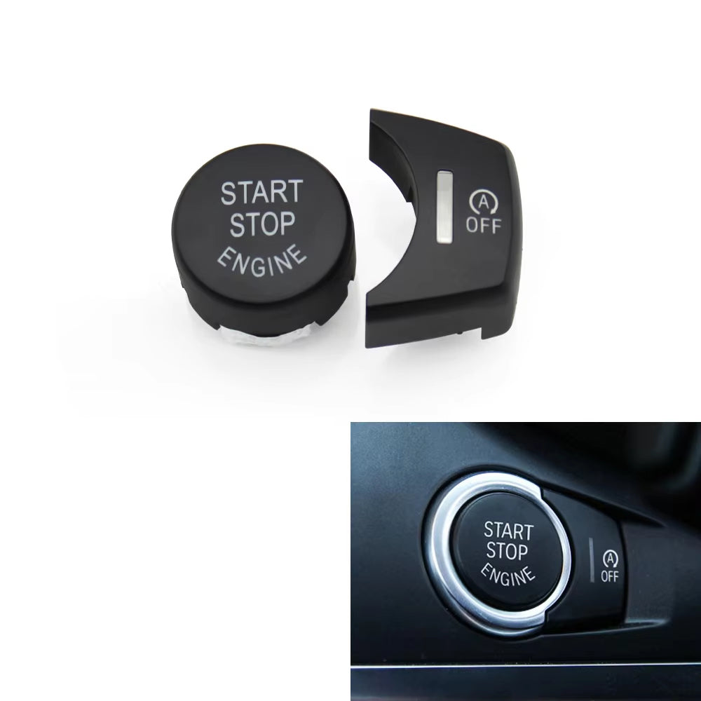 LHD RHD Car Engine Start Stop Button Switch Cover OFF Button For BMW X3 X4 X5 X6 F25 F26 F15 F16 61319291693,61319291694
