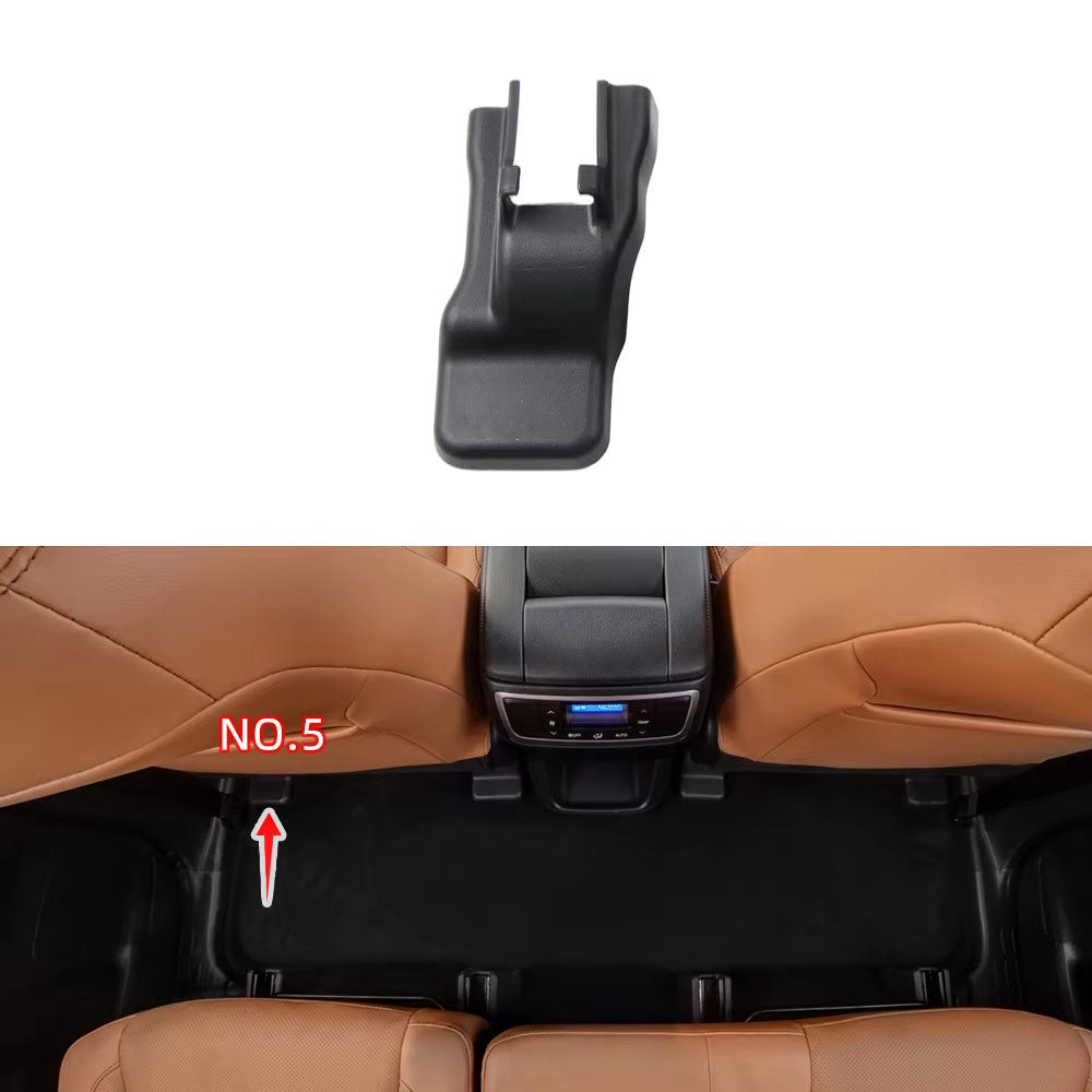 Car Front Row Seat Track Cover Cap For Toyota Highlander XU70 2015-2021 Seat Rail Protection Trim Auto Interior Accessories