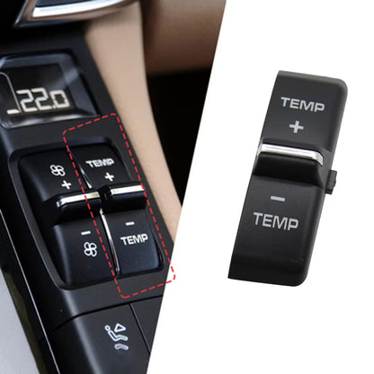 Front Console Air Conditioning Temperature Ventilation Volume AC Button Caps For Porsche Cayenne 7P5 Panamera 970 Macan 95B