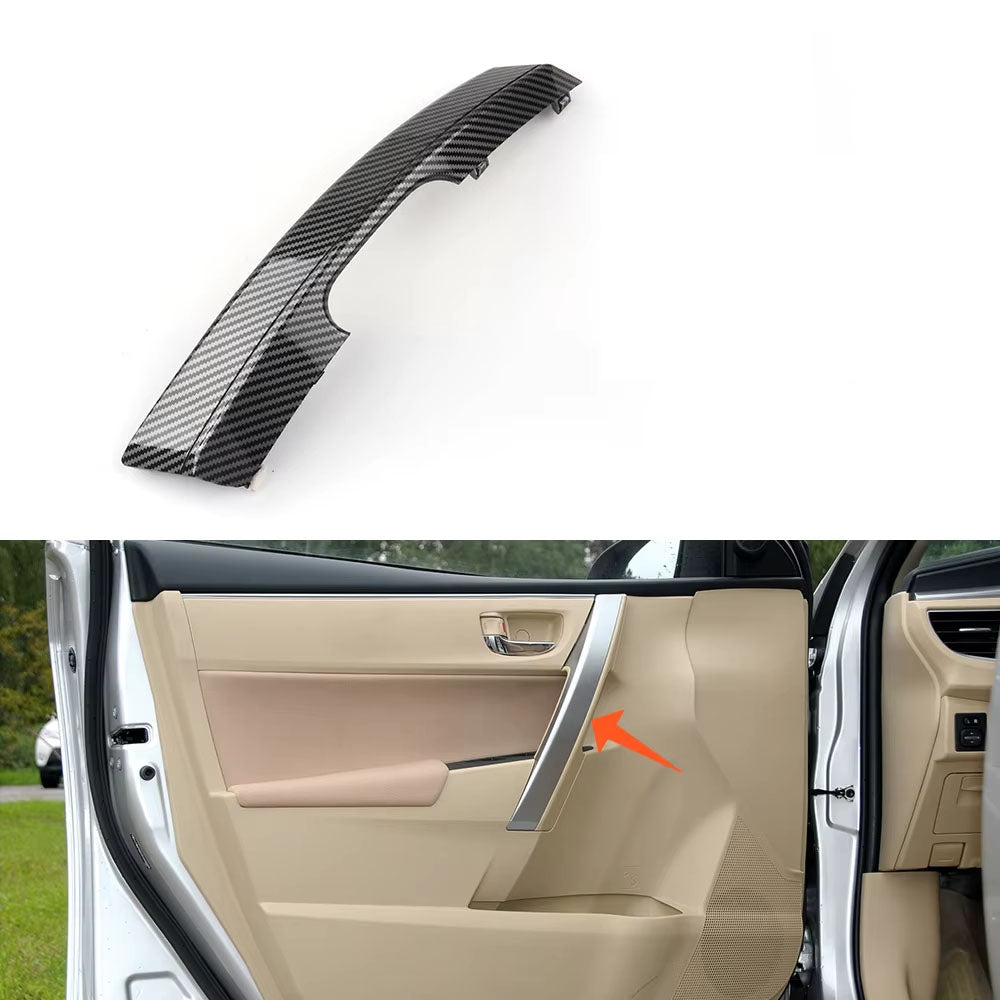Front Door Interior Armrest Cover Panel Armrest Inner Handle Cover 74645-02430-B0 For Toyota Corolla Levin 2014-2018