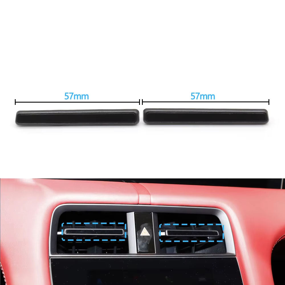 Car Middle Air Conditioning Central AC Vent Grille Air Vent Trim Strip For Porsche Taycan 9J1 2019 2020 2021 2022 2023