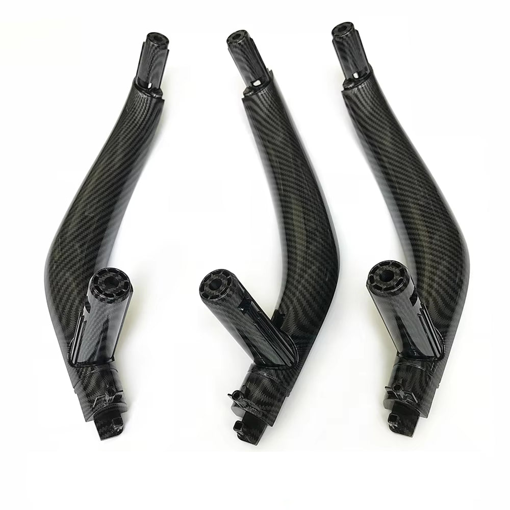 3PCS Set LHD RHD Interior Door Left Right Pull Handle Trim Cover For BMW X5 X6 F15 F16 2014-2018