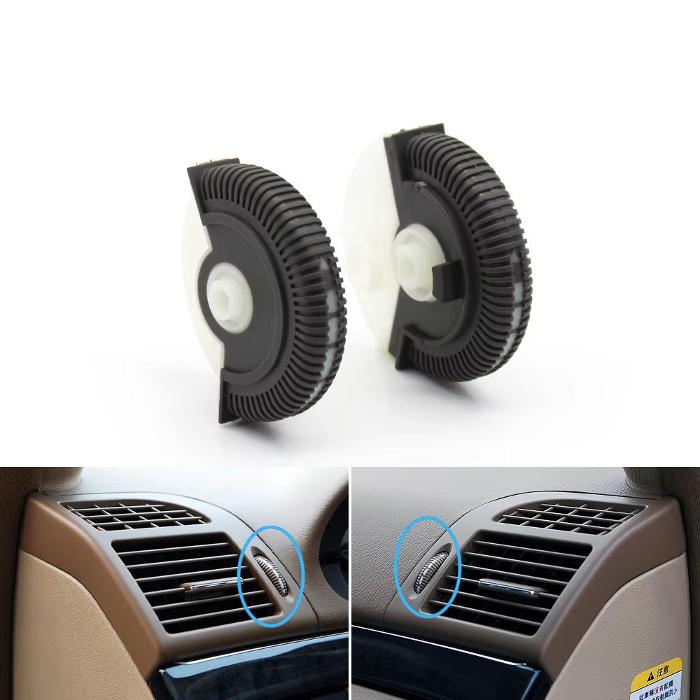 2/3PCS Front Rear Air Conditioning Control Roller AC Vent Base Rolling Wheel For Benz E Class W211 E200 E300 E230 E260 E280