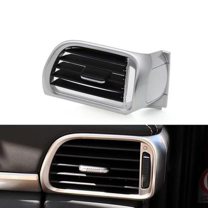 Gray Silver Car Left Right Center Air Vent Grille AC Vent Oulet Cover Panel For Porsche 911 Carrera Targa GT2 GT3 997 2004-2011