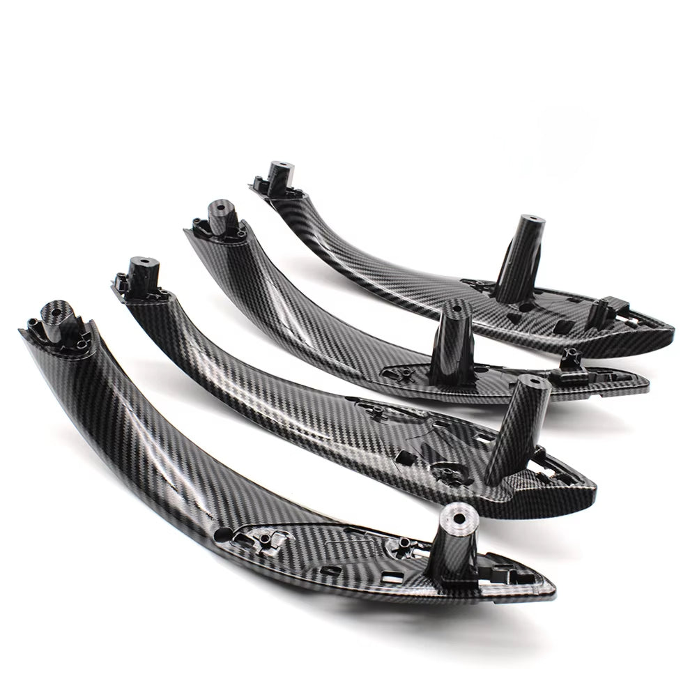 Carbon Fiber Car Door Pull Handle With Handle Outer Cover Trim For BMW 3 4 Series M3 M4 F30 F34 F36 F32 F33 F80 F82 F83