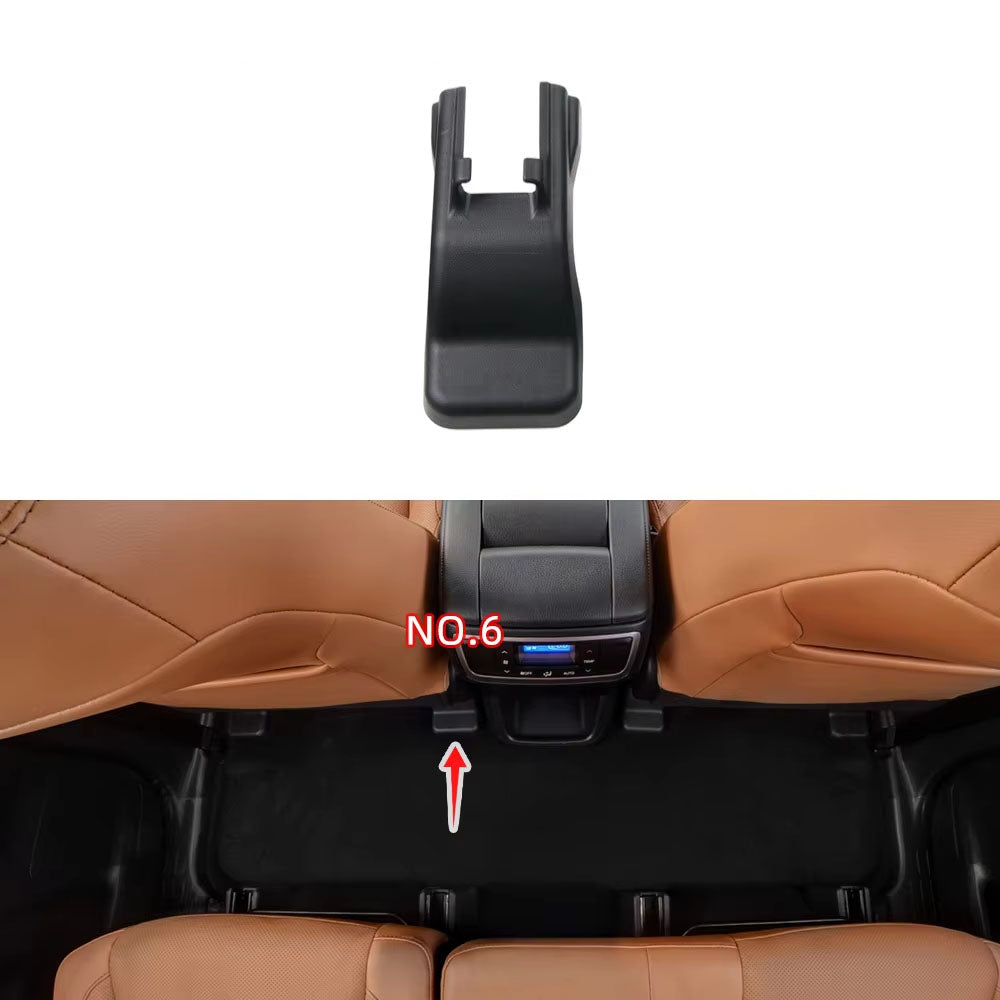 Car Front Row Seat Track Cover Cap For Toyota Highlander XU70 2015-2021 Seat Rail Protection Trim Auto Interior Accessories