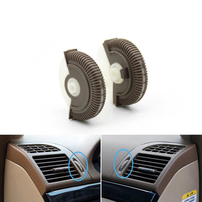 2PCS Front Rear Air Conditioning Control Roller AC Vent Base Rolling Wheel For Benz E Class W211 E200 E300 E230 E260 E280