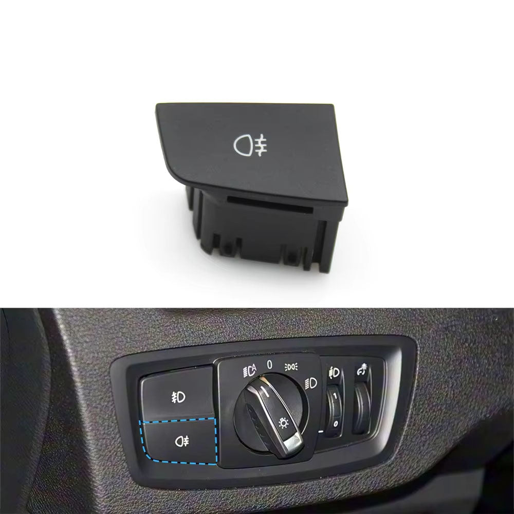 Car Front HeadLamp Rotary Foglight Button Headlight Switch Cover Panel For BMW 1 2 Series F20 F21 F22 F23 X1 F48 F49 X2 F39