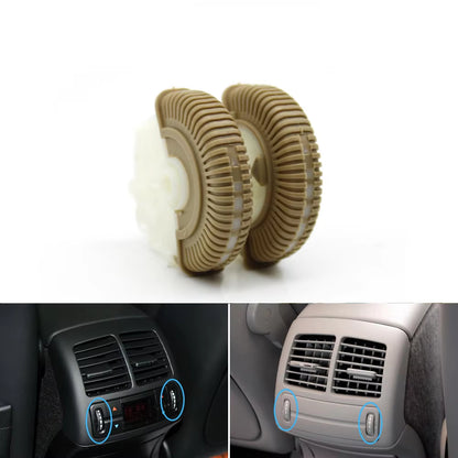 2/4PCS Set Car Front Rear Air Conditioning Control Roller AC Vent Rolling Wheel For Mercedes Benz E Class W211 E200 E300