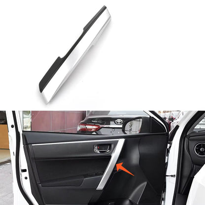 Front Door Interior Armrest Cover Panel Armrest Inner Handle Cover 74645-02430-B0 For Toyota Corolla Levin 2014-2018