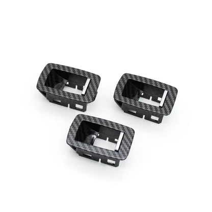LHD RHD Car Front Rear Door Window Lift Switch Cover Trim Outer Frame Replacement For BMW X3 F25 2011-2017