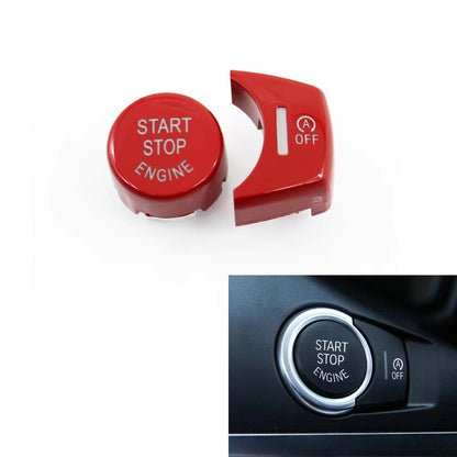 LHD RHD Car Engine Start Stop Button Switch Cover OFF Button For BMW X3 X4 X5 X6 F25 F26 F15 F16 61319291693,61319291694