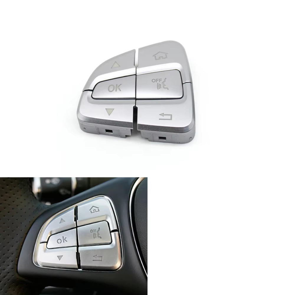 W205 W253 Car Multi-function Steering Wheel Switch Control Buttons Cover For Mercedes Benz C GLC Class 0999050300