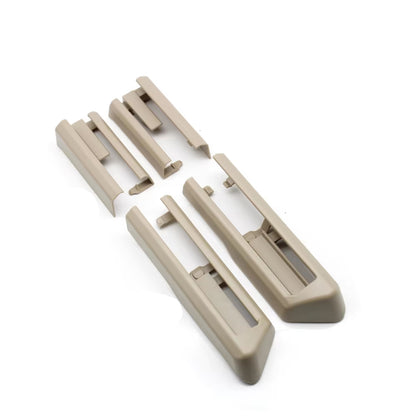4pcs Set Car Seat Sliding Track Bonnet Rail Trim Cover For BMW 5 7 Series F10 F11 F01 F02 520 523 525 528 530 730 740 750 760