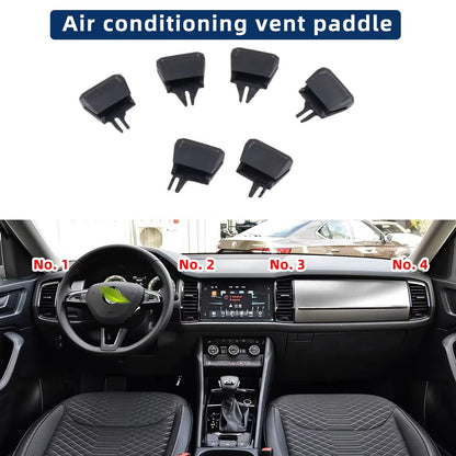 AC Air Vent Clip Repair Kit For Skoda Kodiaq 2017-2025 Front Rear Dashboard Air Vent Replacement 56G819701 56G819702 56G820951