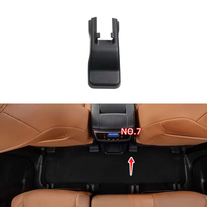 Car Front Row Seat Track Cover Cap For Toyota Highlander XU70 2015-2021 Seat Rail Protection Trim Auto Interior Accessories
