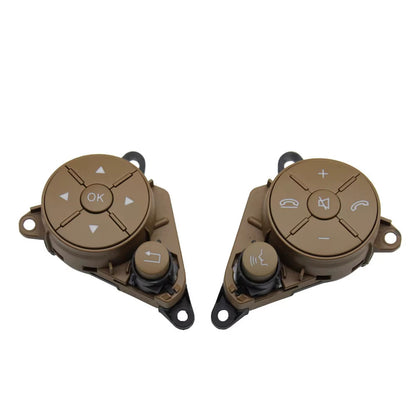 Car Steering Wheel Control Buttons Cover For Mercedes Benz C GLK E Class W204 W207 W212 2048210351