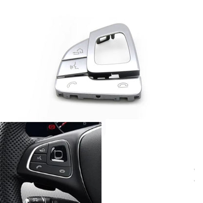 Car Multifunction Steering Wheel Left Right Volume Control Switch Button Cover For Mercedes Benz E Class W213 Sedan W238 Coupe