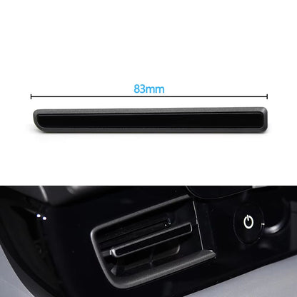 Car Front Air Conditioning Left Right Middle AC Vent Grille Center Air Vent Trim Strip For Porsche Taycan 9J1 2019 2020-2025