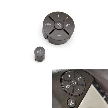 Car Multi-function Steering Wheel Control Buttons Cover For Benz C GLK E Class W204 X204 W207 W212 C180 C200 C250 C260 C300 C350