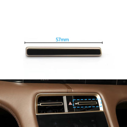 Car Middle Air Conditioning Central AC Vent Grille Air Vent Trim Strip For Porsche Taycan 9J1 2019 2020 2021 2022 2023
