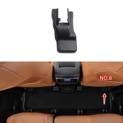 Car Front Row Seat Track Cover Cap For Toyota Highlander XU70 2015-2021 Seat Rail Protection Trim Auto Interior Accessories