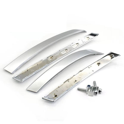 2/4PCS Car Interior Front Rear Door Left Right Grip Handle Trim Cover For BMW 5 Series M5 E60 E61 2004 2005 2006