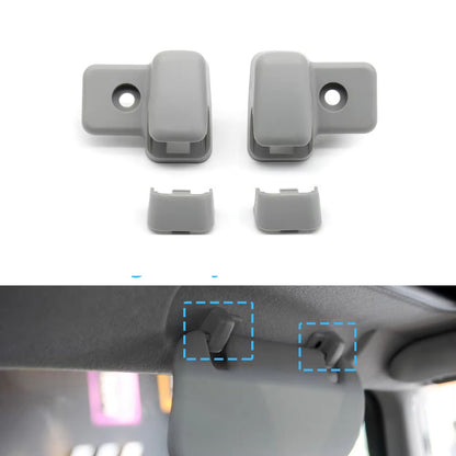 Car Roof Side Sun Visor Fixing Buckle Retainer Hook Fastener Clip Holder Bracket For BMW Mini Cooper R55 R56 R60 2007-2014