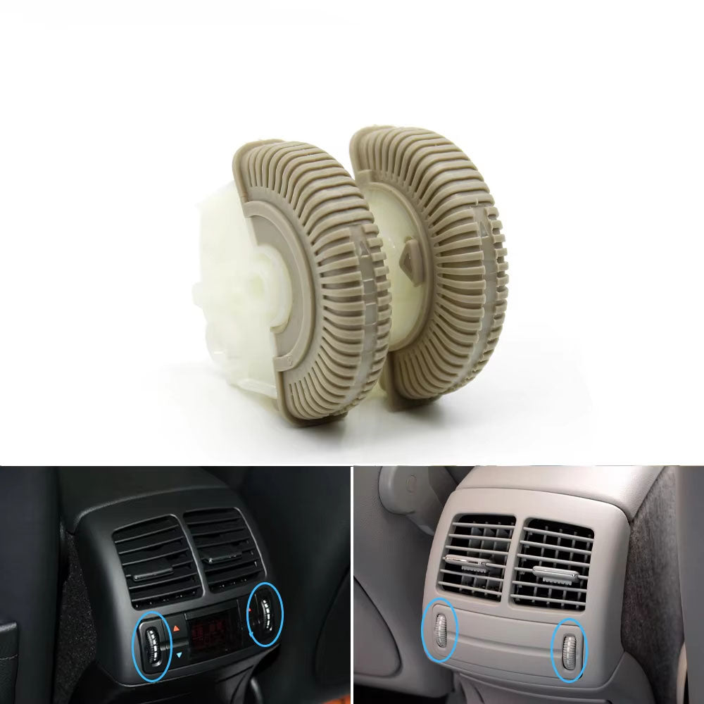 2/3PCS Front Rear Air Conditioning Control Roller AC Vent Base Rolling Wheel For Benz E Class W211 E200 E300 E230 E260 E280