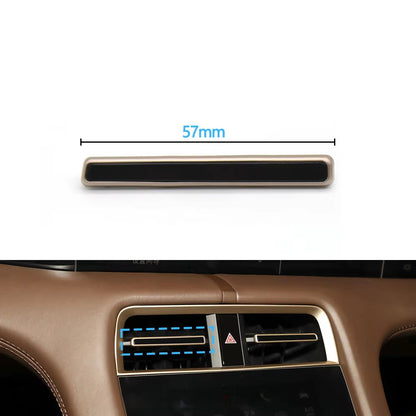 Car Front Air Conditioning Left Right Middle AC Vent Grille Center Air Vent Trim Strip For Porsche Taycan 9J1 2019 2020-2025
