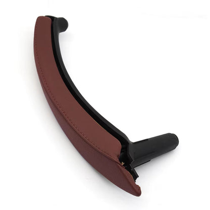 LHD RHD Interior Passenger Doors Pull Handle with Leather Outer Cover For BMW X5 X6 E70 E71 E72