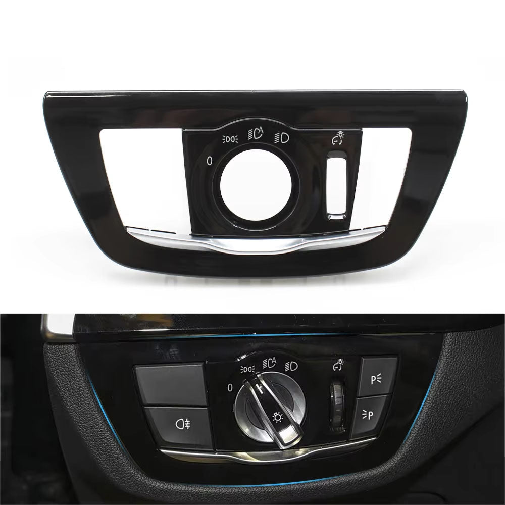Car HeadLamp Rotary Foglight Button Headlight Switch Cover Panel For BMW 5 6GT Series G30 G31 M5 F90 G32 2017-2022