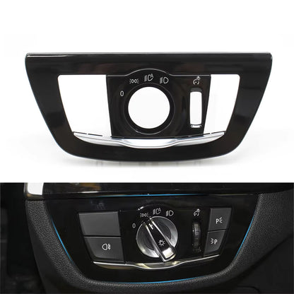 Car HeadLamp Rotary Foglight Button Headlight Switch Cover Panel For BMW 5 6GT Series G30 G31 M5 F90 G32 2017-2022