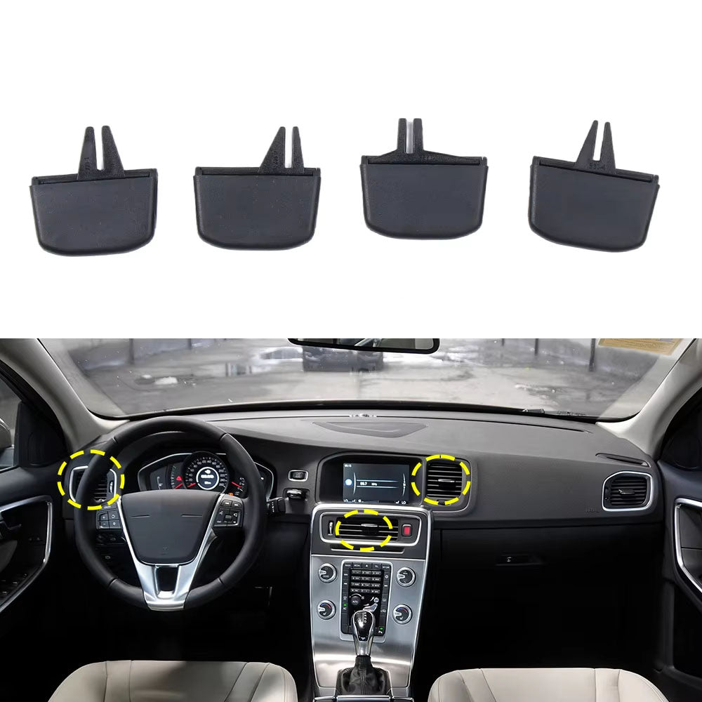 AC Air Vent Repair Kit Clip Tab For Volvo S60 2011-2019 V60 2011-2017 V40 2013-2019 Front Rear Center Left Right 31393994 313939