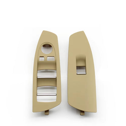 LHD Car Front Door Window Control Switch Outer Frame Panel Trim Cover For BMW 7 Series F01 F02 730 735 740 745 750 760